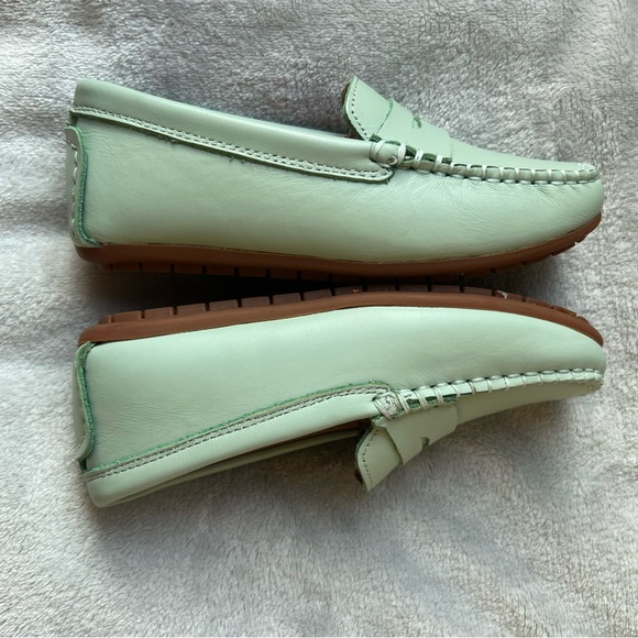 Perroquet Kids Mint Green Loafers - Picture 5 of 14